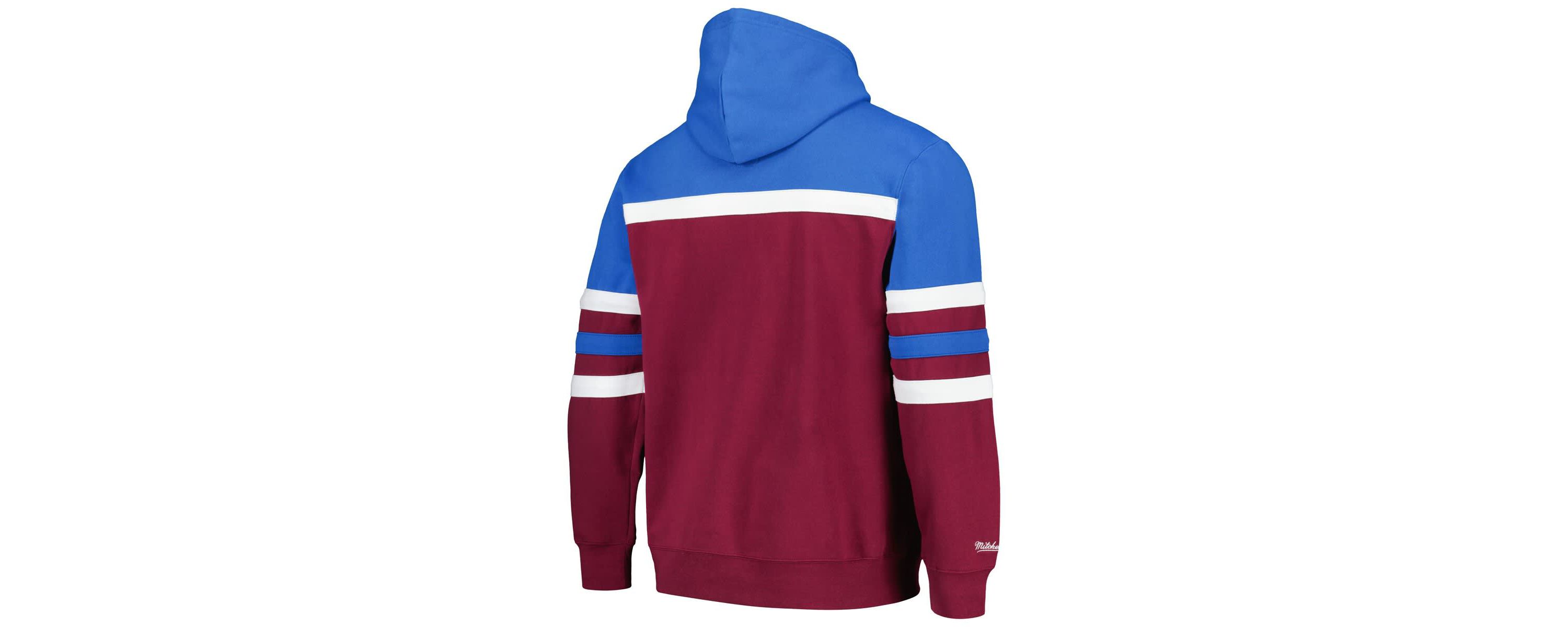NHL Burgundy/Light Colorado Avalanche Head Coach Pullover Hoodie