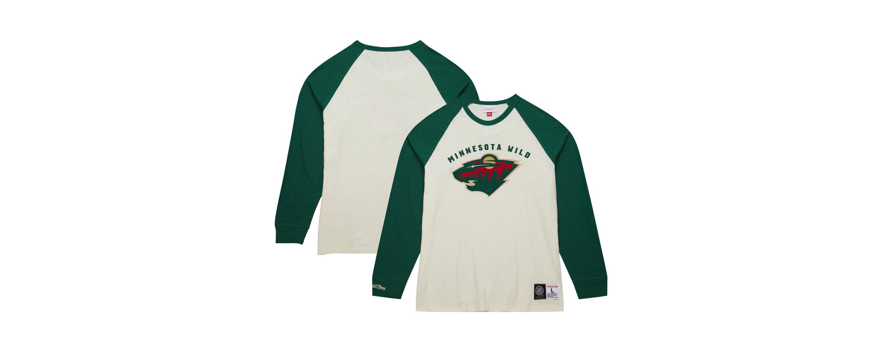NHL Minnesota Wild Legendary Slub Vintage Raglan Long Sleeve T-Shirt