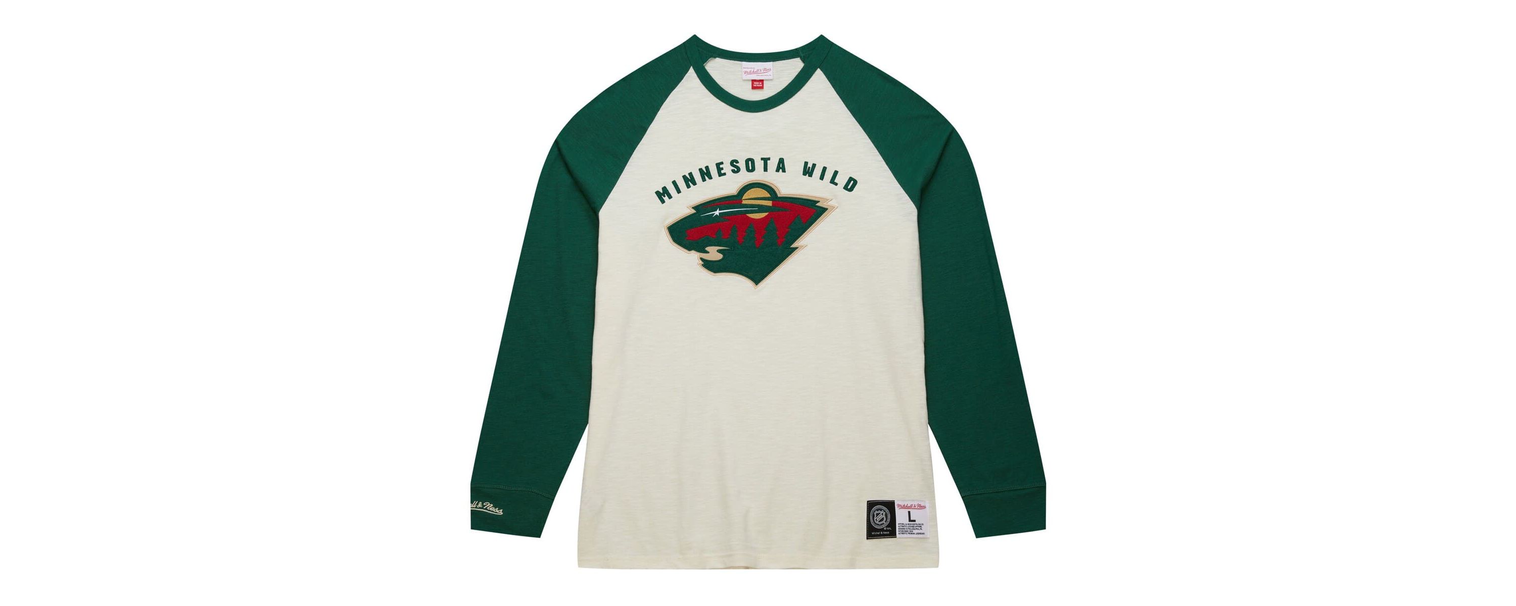 NHL Minnesota Wild Legendary Slub Vintage Raglan Long Sleeve T-Shirt