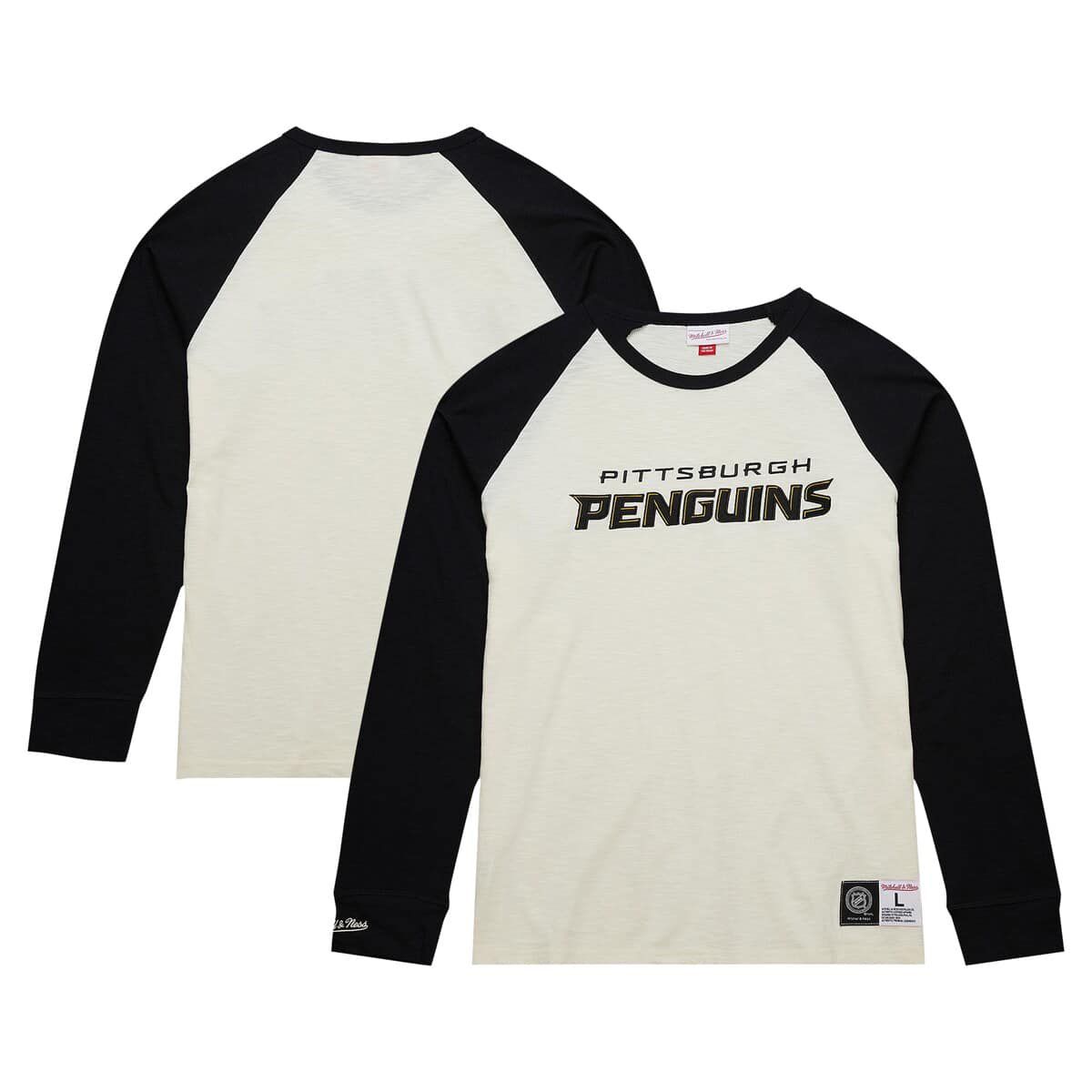 NHL Pittsburgh Penguins Legendary Slub Vintage Raglan Long Sleeve T-Shirt