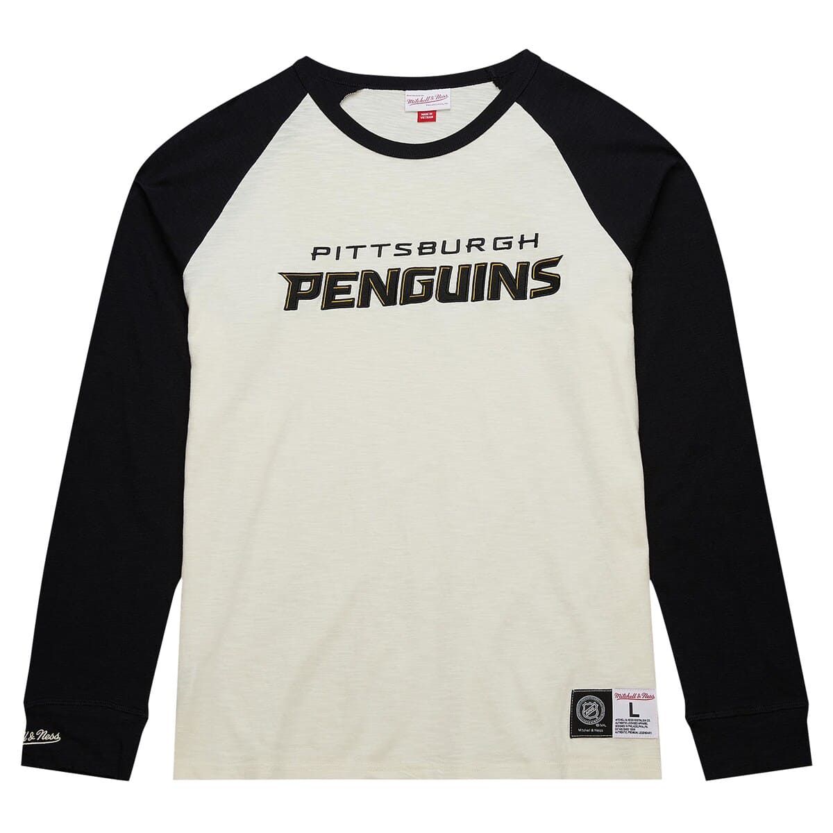 NHL Pittsburgh Penguins Legendary Slub Vintage Raglan Long Sleeve T-Shirt