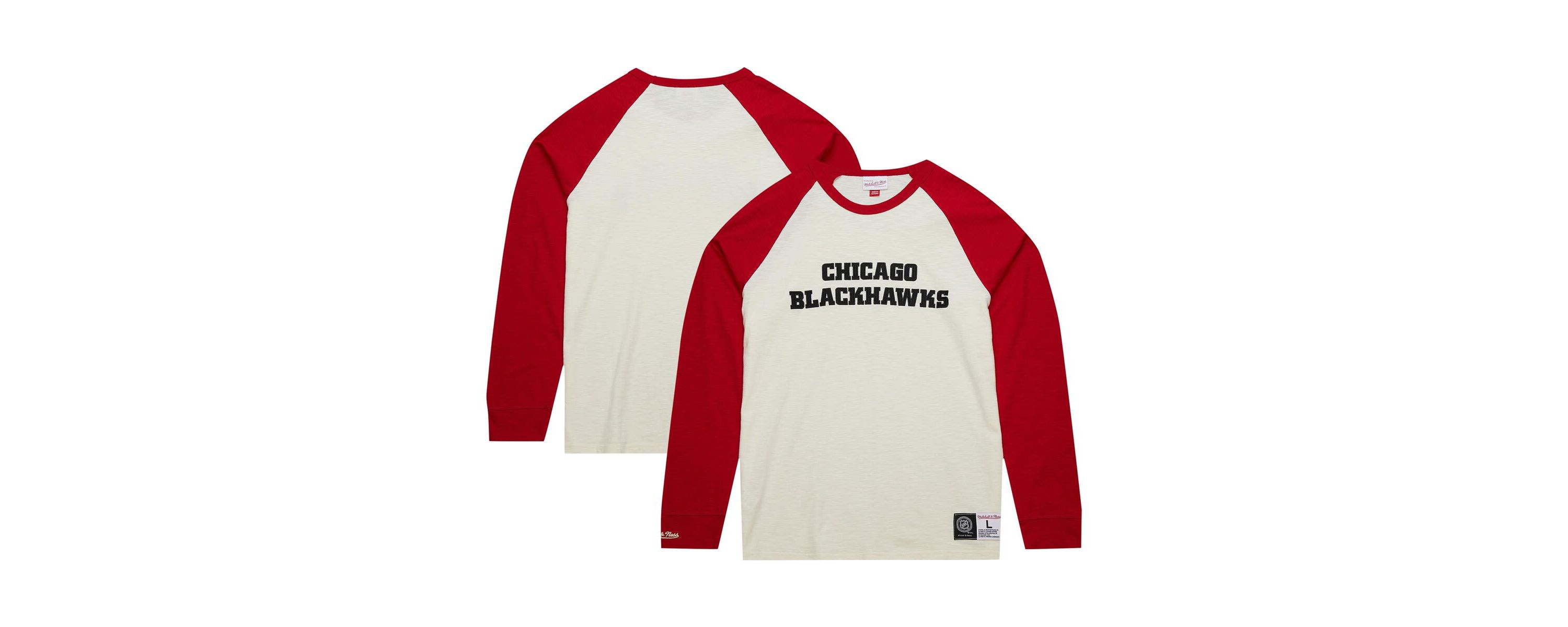 NHL Chicago Blackhawks Legendary Slub Vintage Raglan Long Sleeve T-Shirt