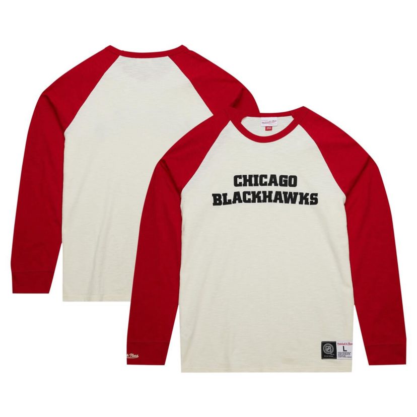 NHL Chicago Blackhawks Legendary Slub Vintage Raglan Long Sleeve T-Shirt