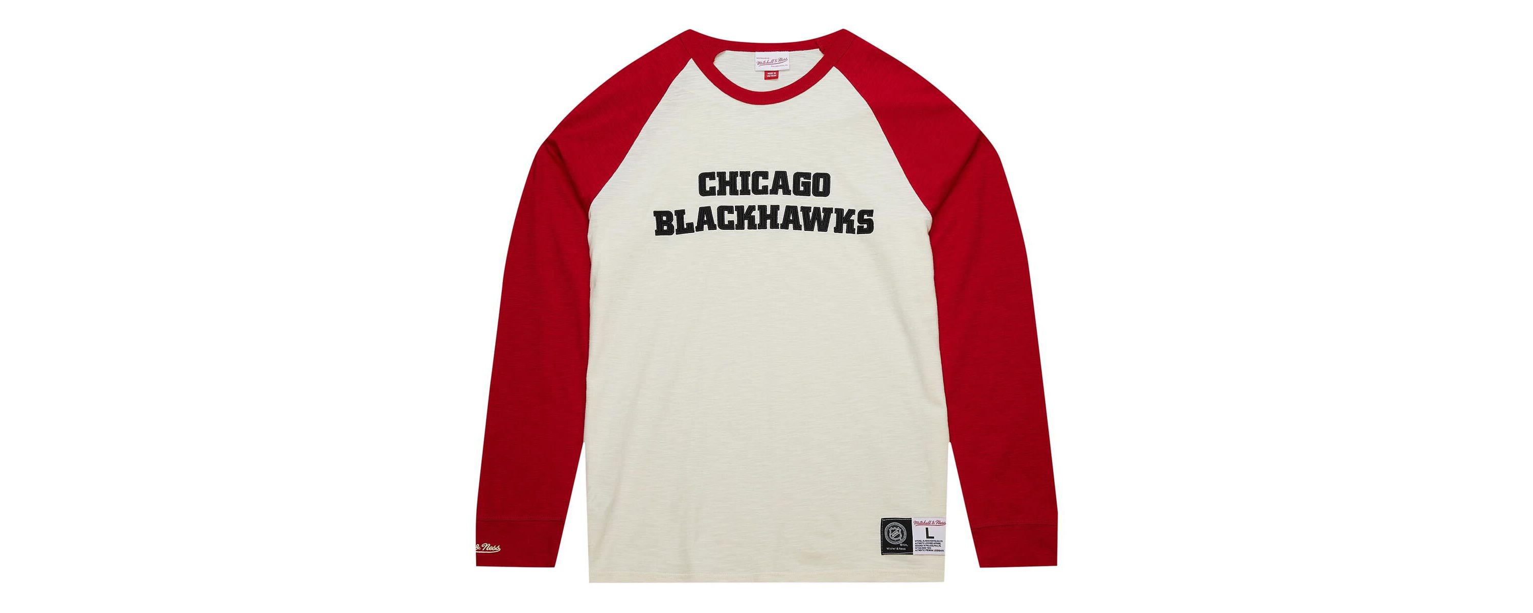 NHL Chicago Blackhawks Legendary Slub Vintage Raglan Long Sleeve T-Shirt