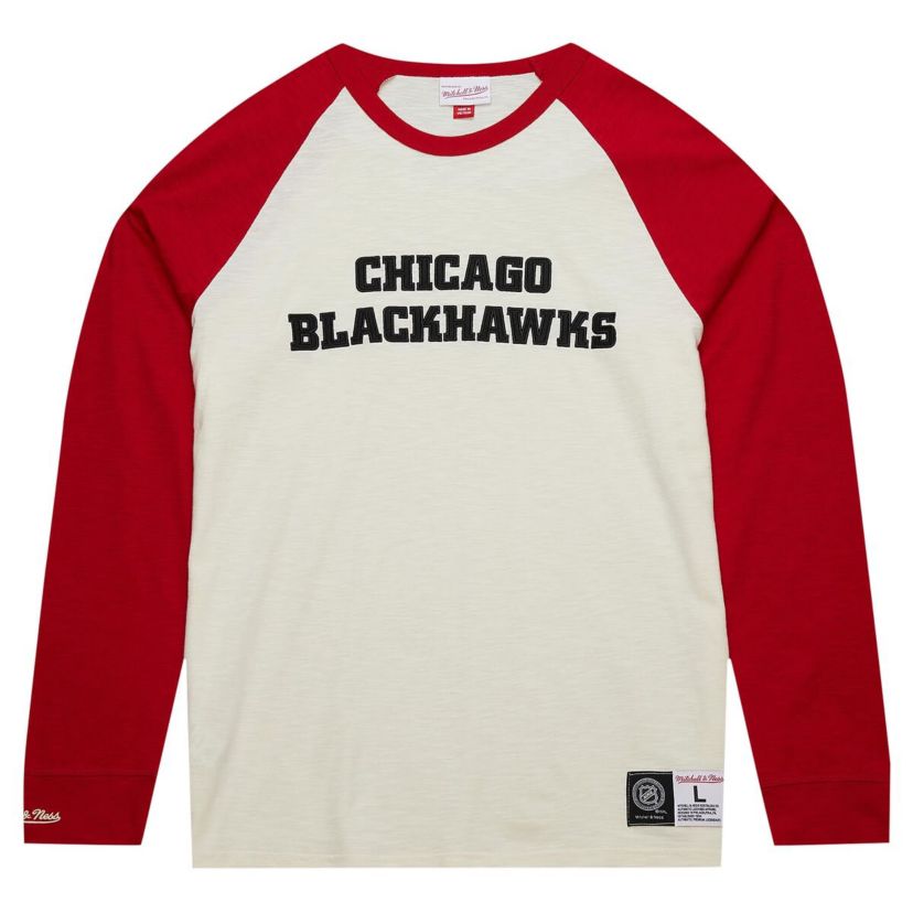 NHL Chicago Blackhawks Legendary Slub Vintage Raglan Long Sleeve T-Shirt