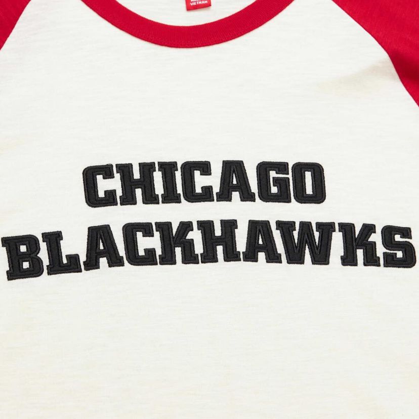 NHL Chicago Blackhawks Legendary Slub Vintage Raglan Long Sleeve T-Shirt