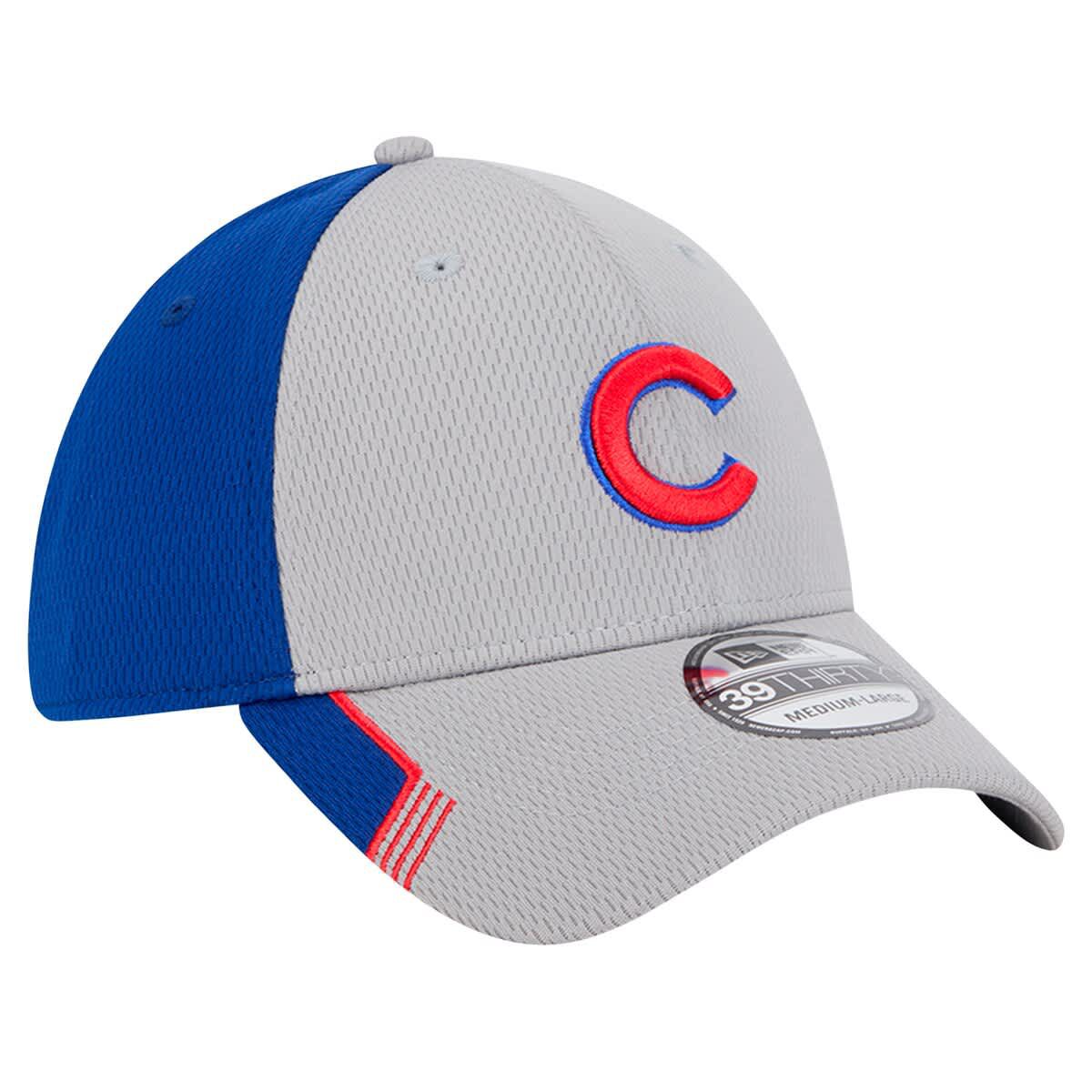 MLB Gray/Royal Chicago Cubs Visor Trim 39THIRTY Flex Hat
