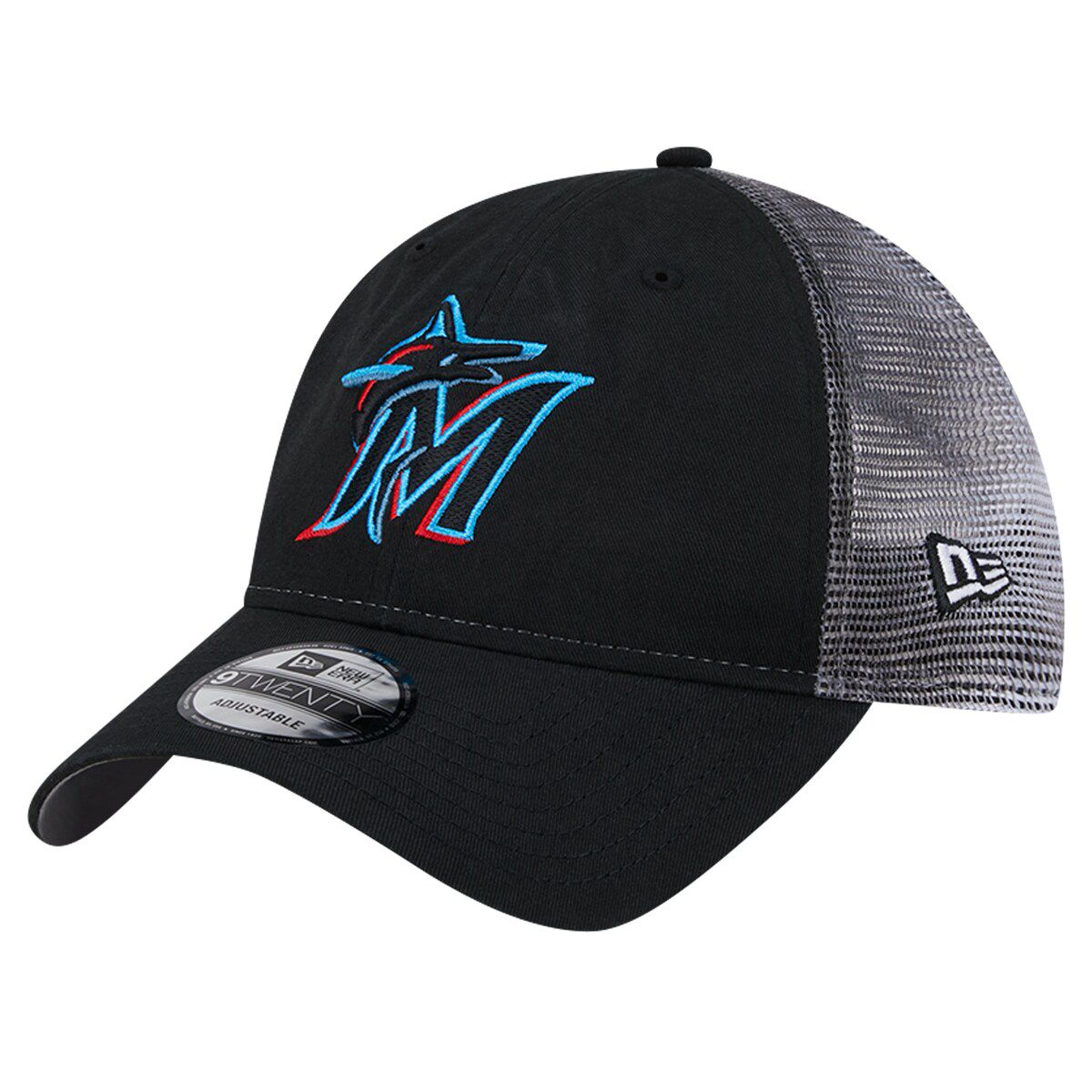 Casquette New Era Florida Marlins 9Twenty – Noir, Ajustable, Neuve