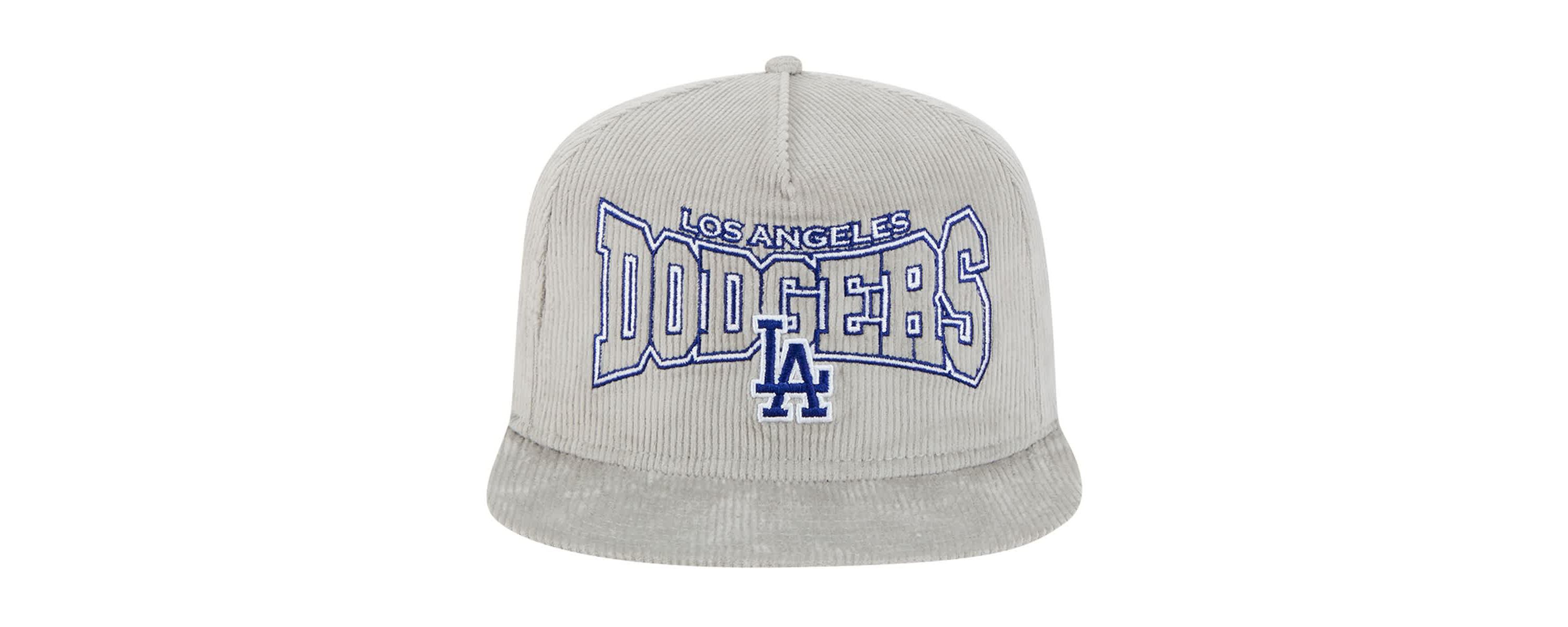 MLB Los Angeles Dodgers Corduroy Golfer Snapback Hat
