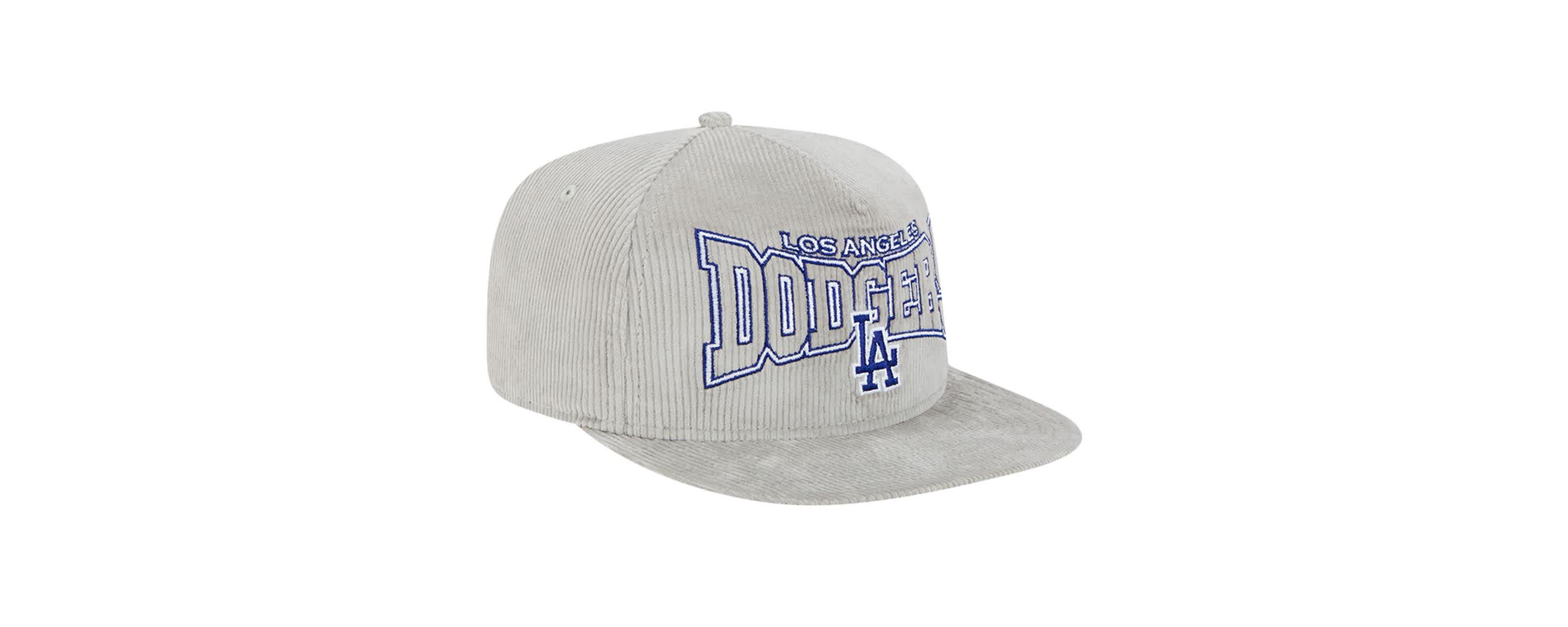 MLB Los Angeles Dodgers Corduroy Golfer Snapback Hat