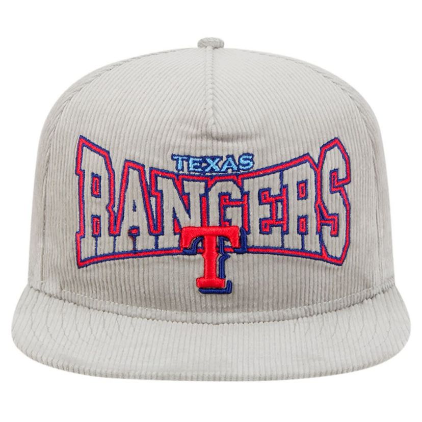 MLB Texas Rangers Corduroy Golfer Snapback Hat