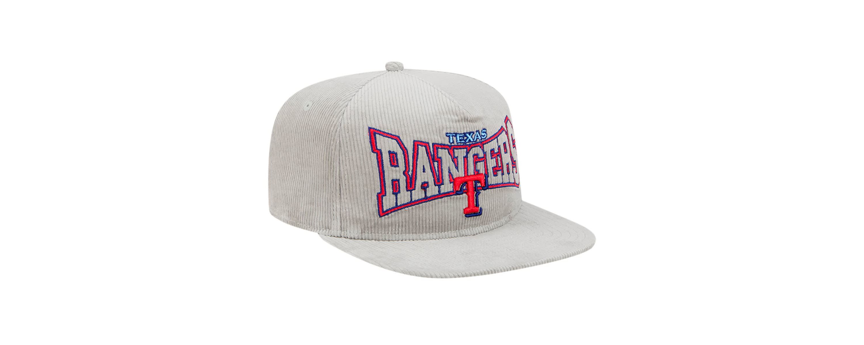 MLB Texas Rangers Corduroy Golfer Snapback Hat