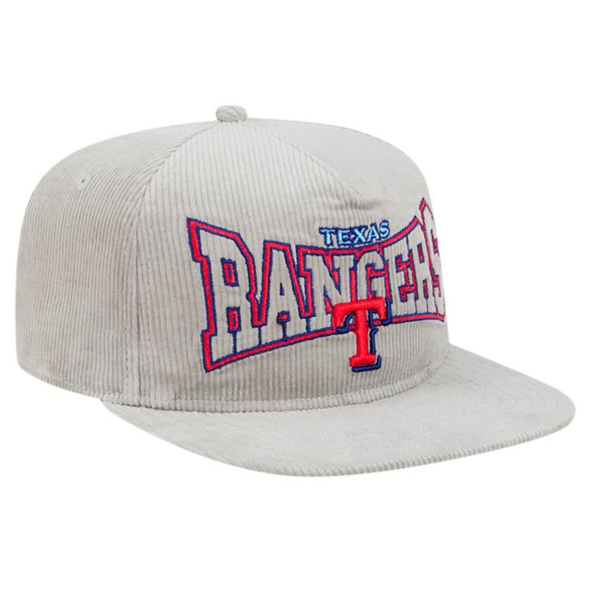 MLB Texas Rangers Corduroy Golfer Snapback Hat