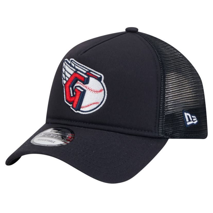 MLB Cleveland Guardians 9FORTY A-Frame Trucker Adjustable Hat