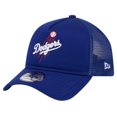 New Era Men's MLB Los Angeles Dodgers 9FORTY A-Frame Trucker Adjustable Hat