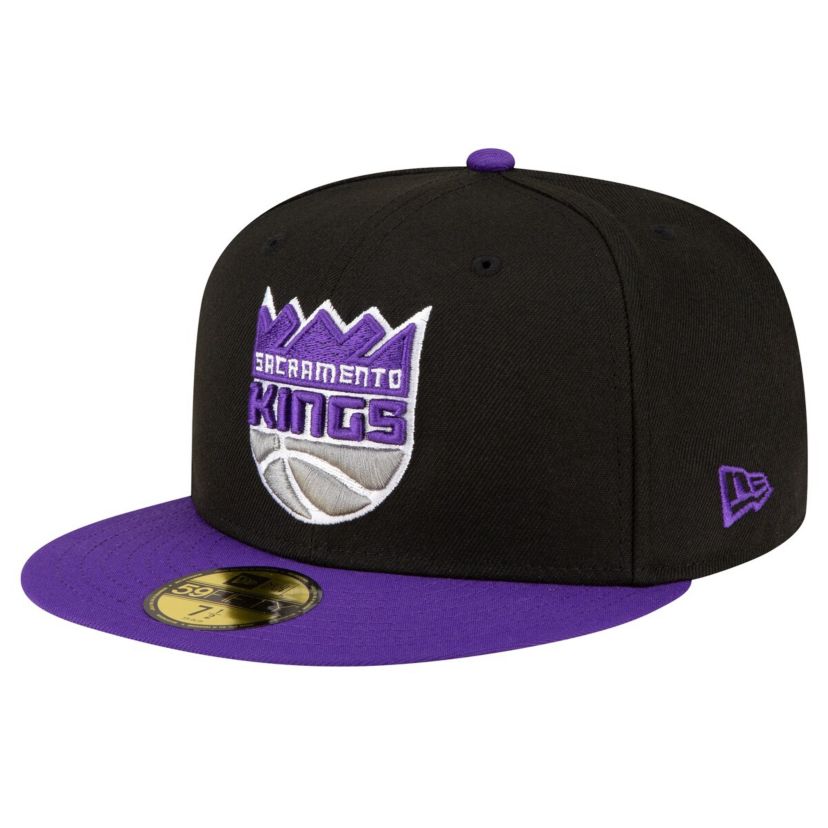 NBA Black/Purple Sacramento Kings 2-Tone 59FIFTY Fitted Hat