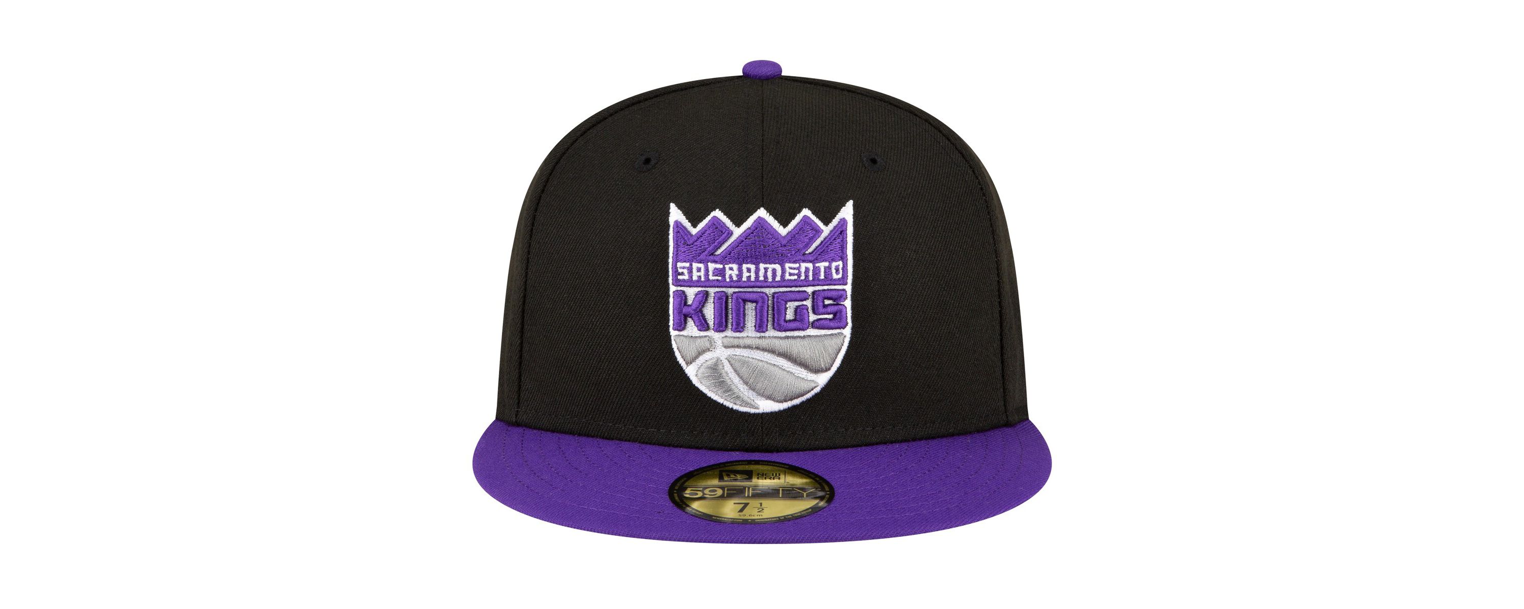 NBA Black/Purple Sacramento Kings 2-Tone 59FIFTY Fitted Hat