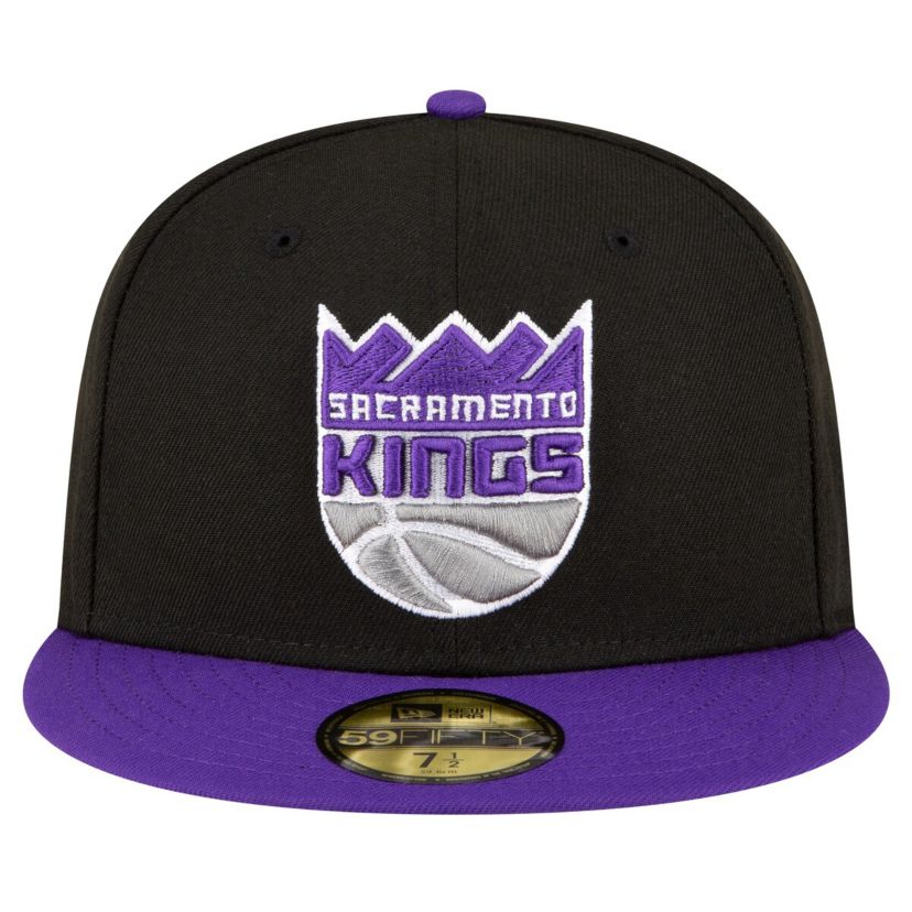 NBA Black/Purple Sacramento Kings 2-Tone 59FIFTY Fitted Hat