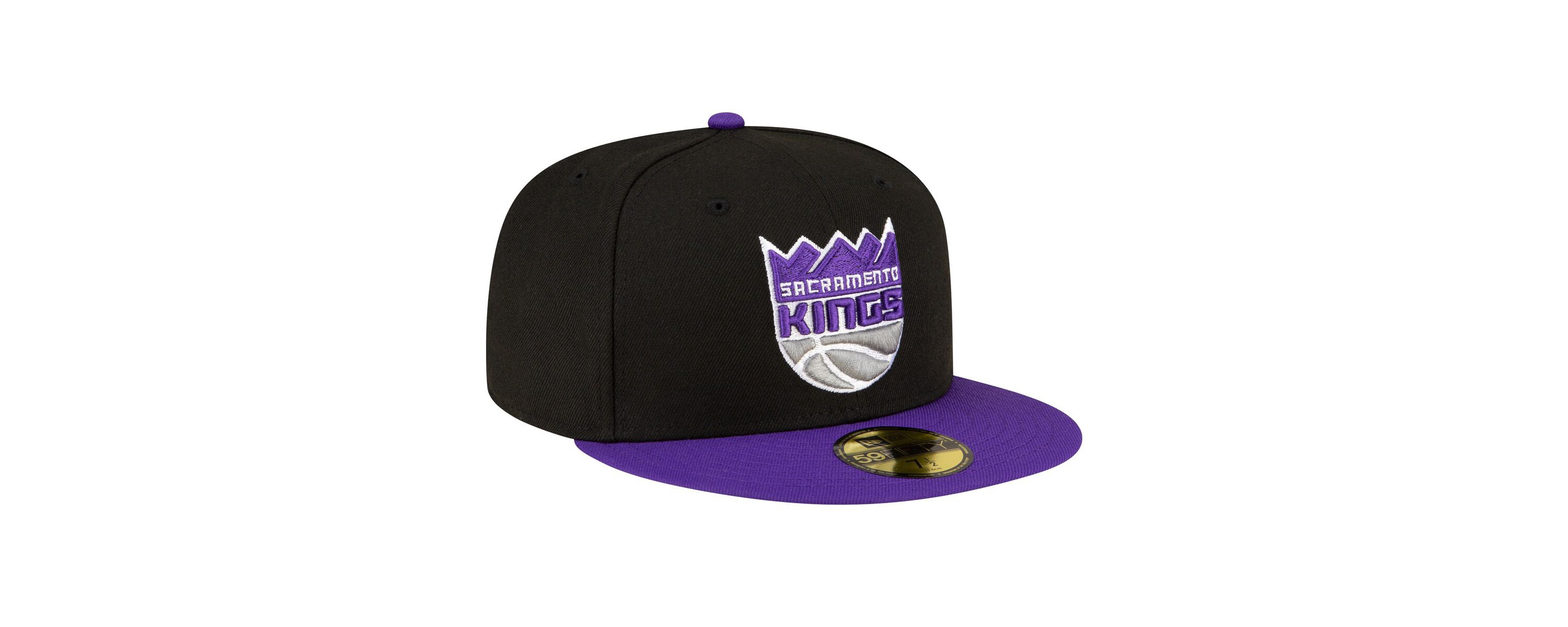 NBA Black/Purple Sacramento Kings 2-Tone 59FIFTY Fitted Hat