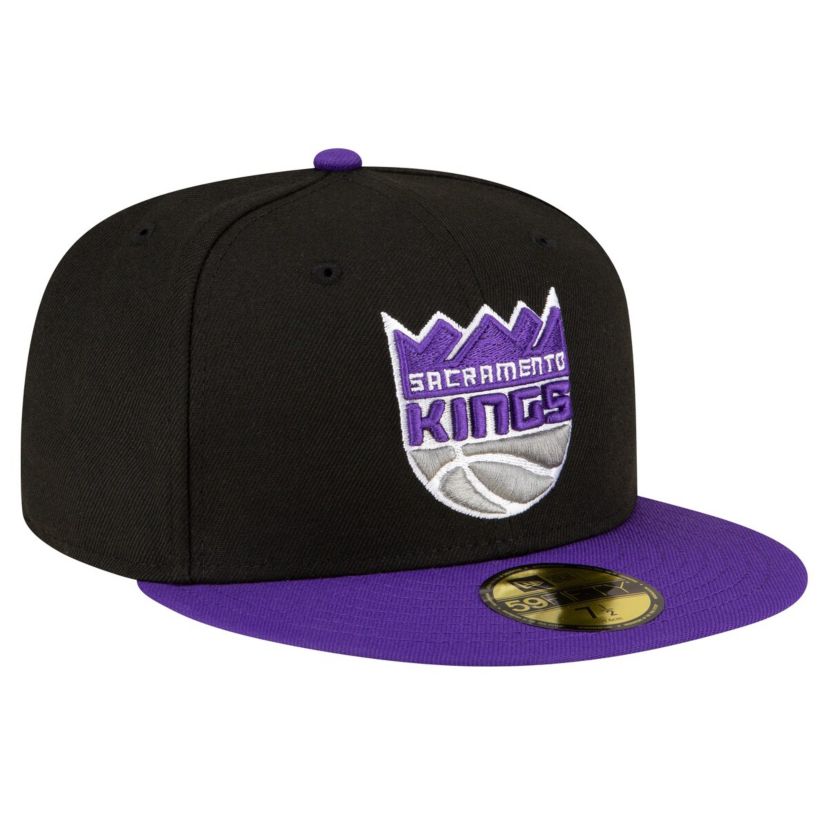 NBA Black/Purple Sacramento Kings 2-Tone 59FIFTY Fitted Hat