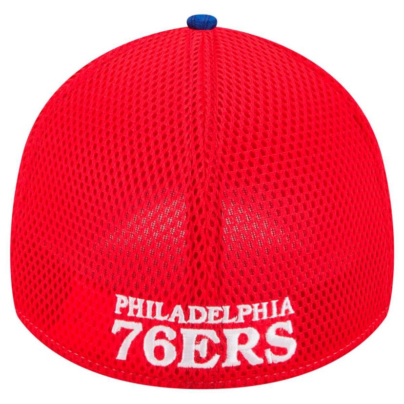 NBA Royal/Red Philadelphia 76ers Active Tech Neo Flex 39THIRTY Flex Hat