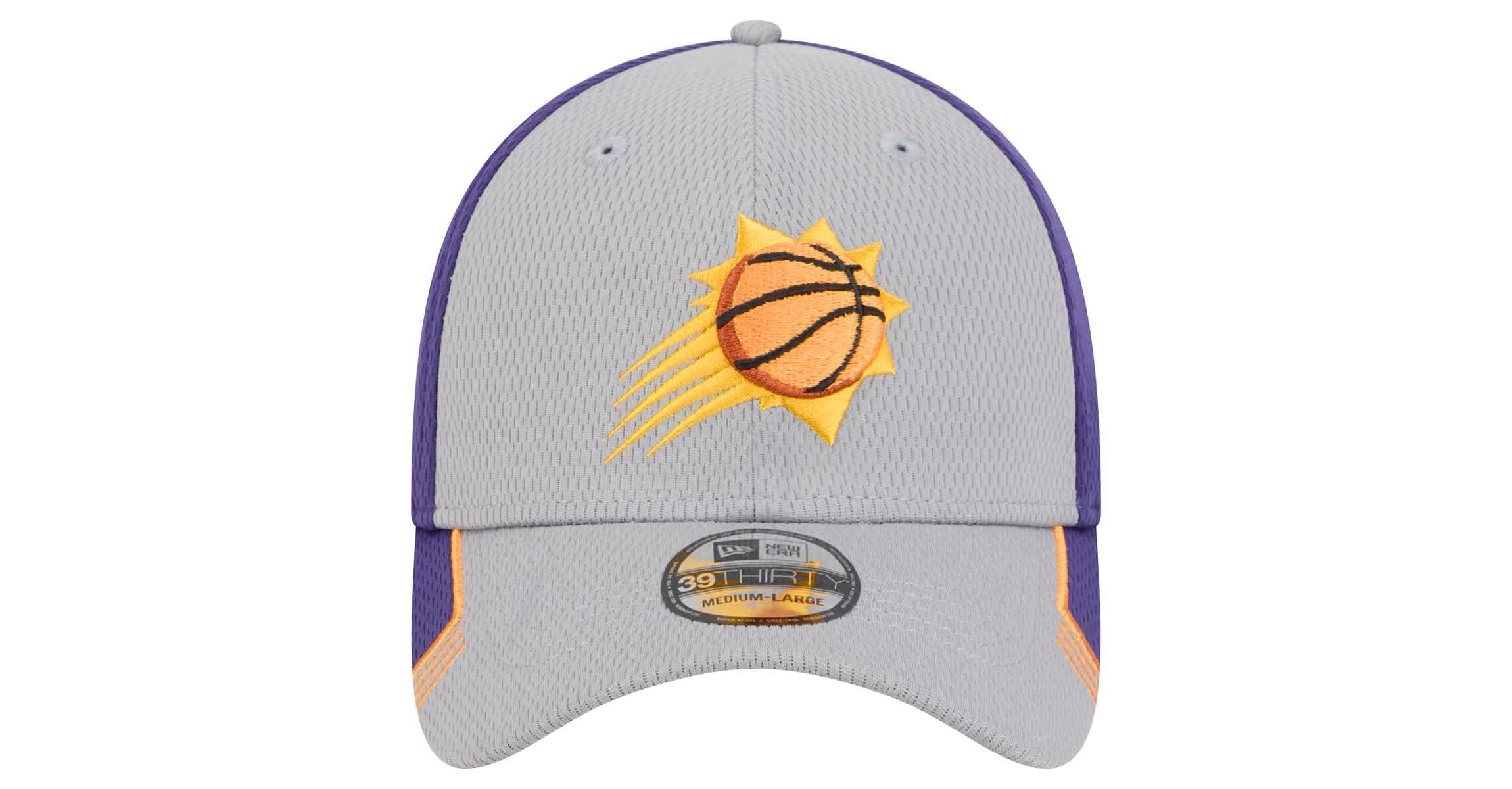 NBA Gray/Purple Phoenix Suns Active Trim 39THIRTY Flex Hat