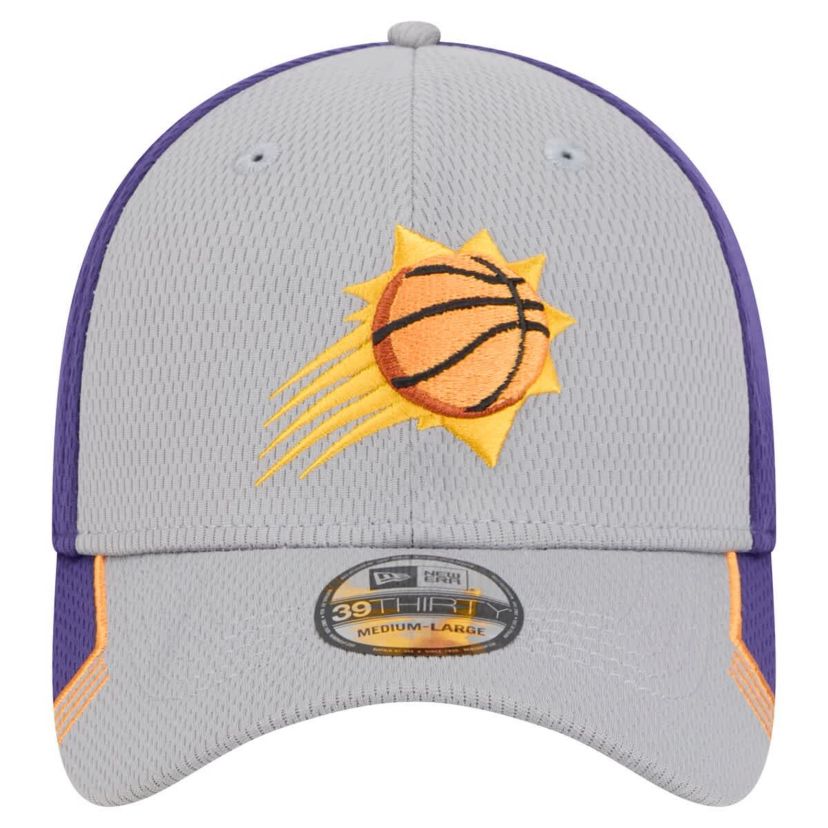 NBA Gray/Purple Phoenix Suns Active Trim 39THIRTY Flex Hat
