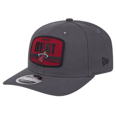 New Era Men's NBA Miami Heat Team Elevated Patch 9SEVENTY Adjustable Hat -  0197885072595