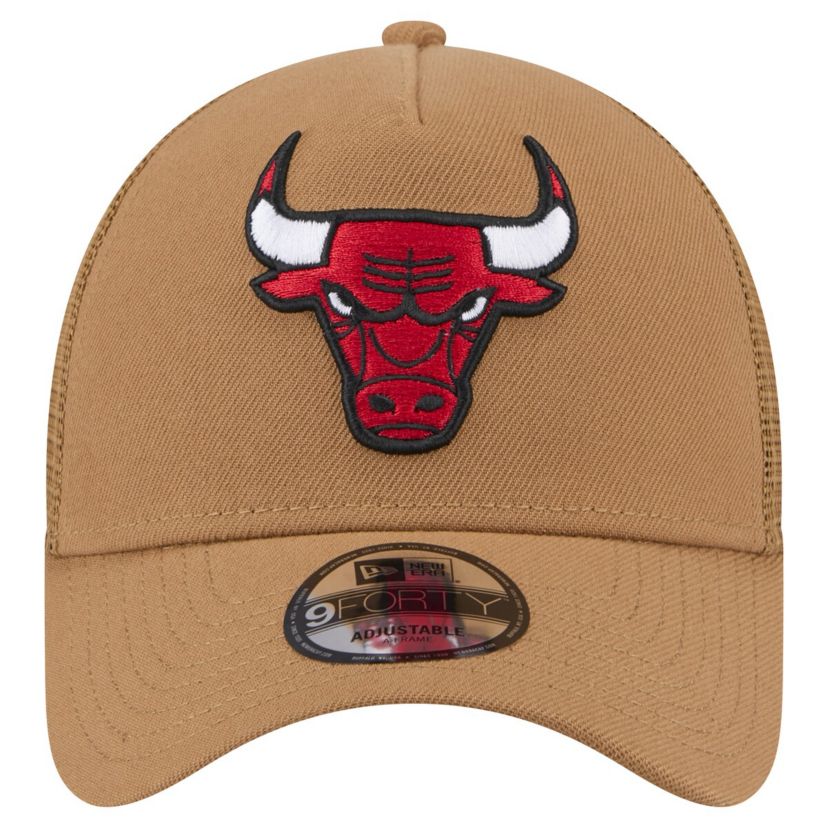 NBA Chicago Bulls 9FORTY A-Frame Trucker Adjustable Hat
