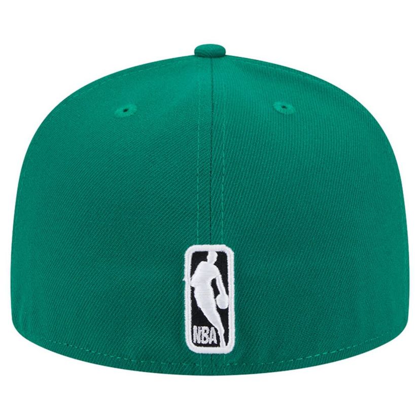 NBA Kelly Boston Celtics Sport Night Script Sided 59FIFTY Fitted Hat