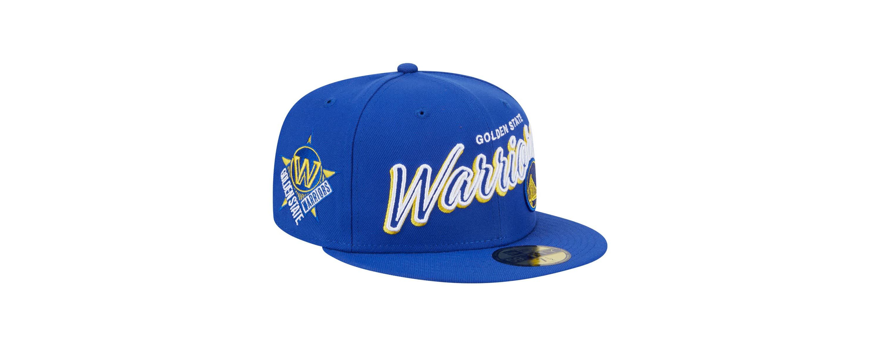 NBA Golden State Warriors Sport Night Script Sided 59FIFTY Fitted Hat