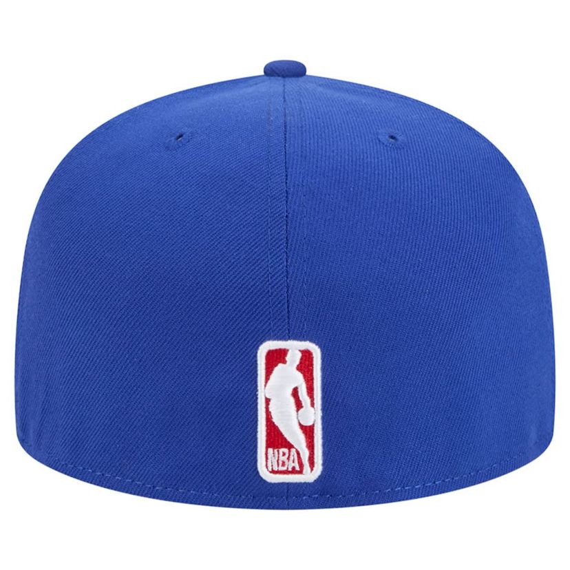 NBA Philadelphia 76ers Sport Night Script Sided 59FIFTY Fitted Hat