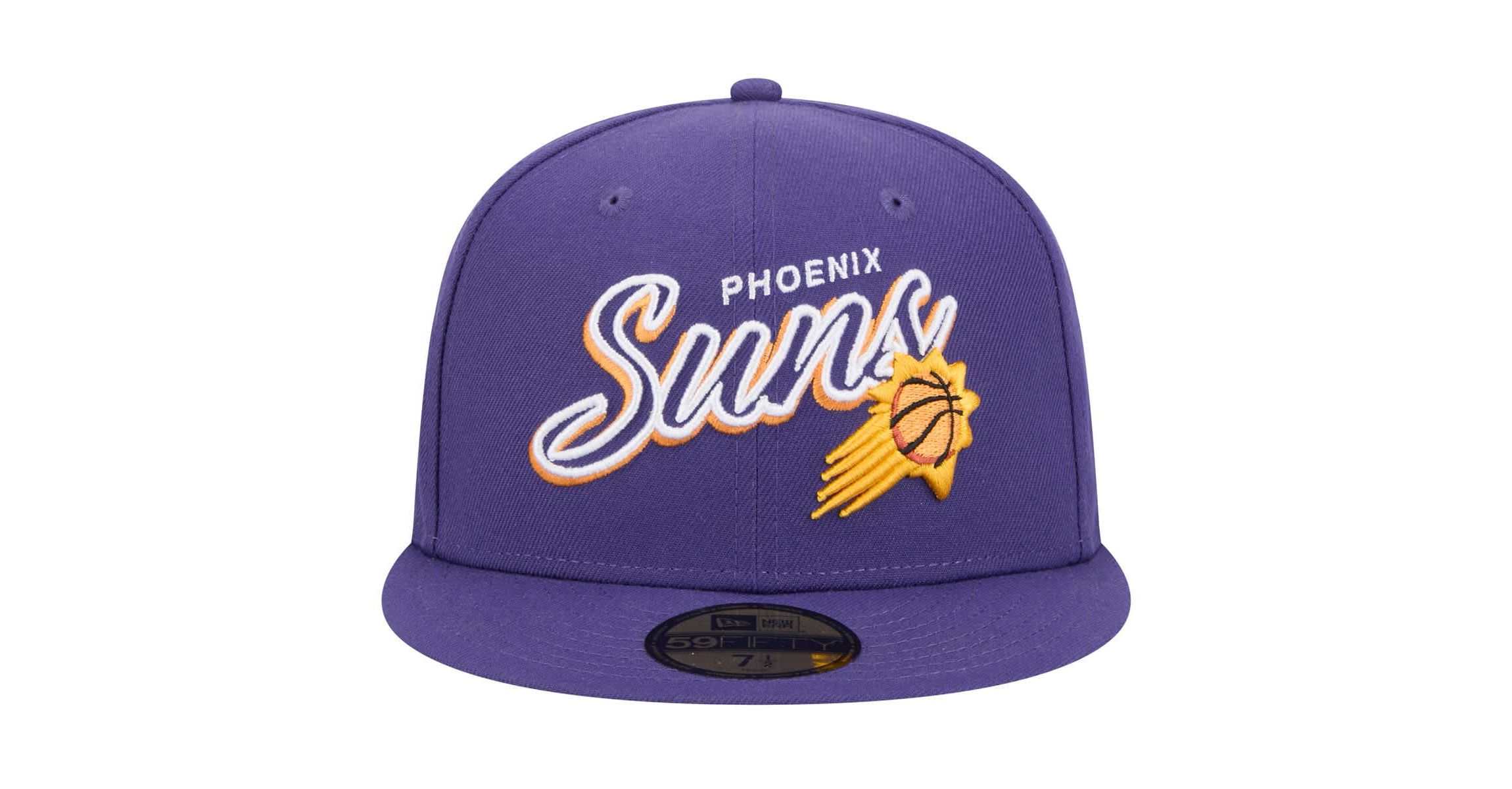 NBA Phoenix Suns Sport Night Script Sided 59FIFTY Fitted Hat