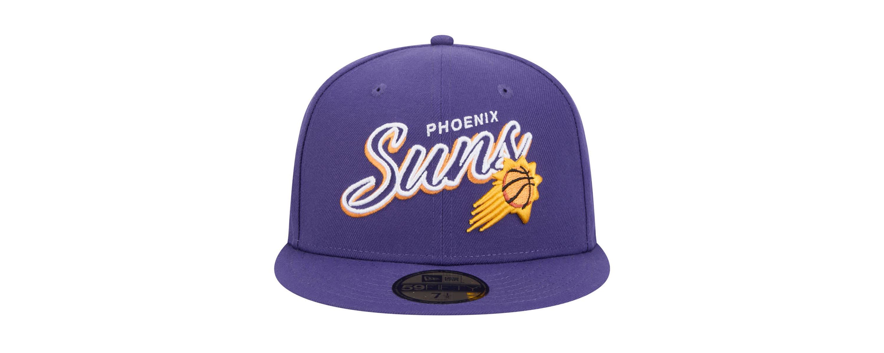 NBA Phoenix Suns Sport Night Script Sided 59FIFTY Fitted Hat