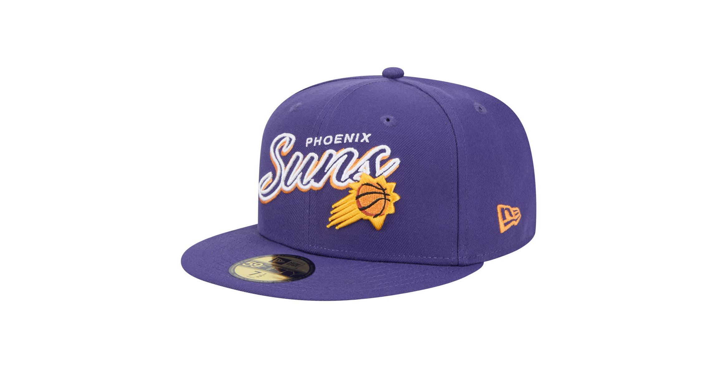 NBA Phoenix Suns Sport Night Script Sided 59FIFTY Fitted Hat