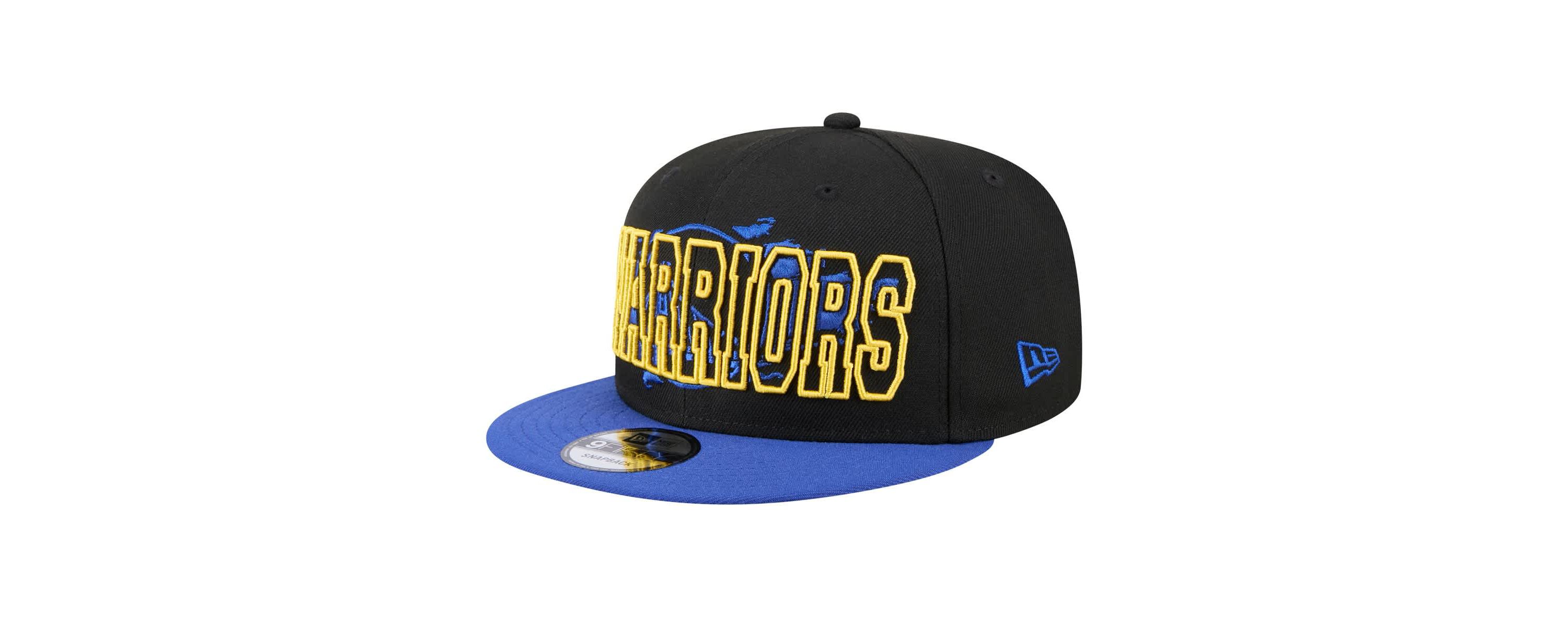 NBA Black/Royal Golden State Warriors Sport Night Splatter 2-Tone 9FIFTY Snapback Hat