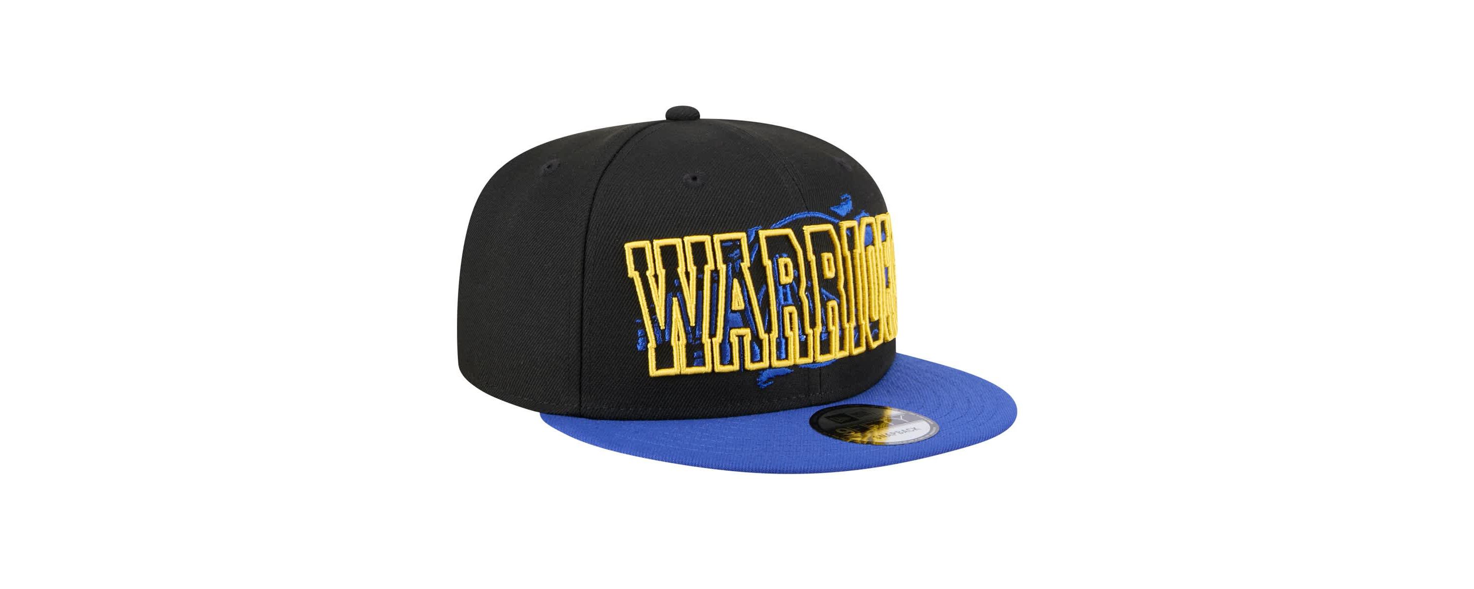 NBA Black/Royal Golden State Warriors Sport Night Splatter 2-Tone 9FIFTY Snapback Hat