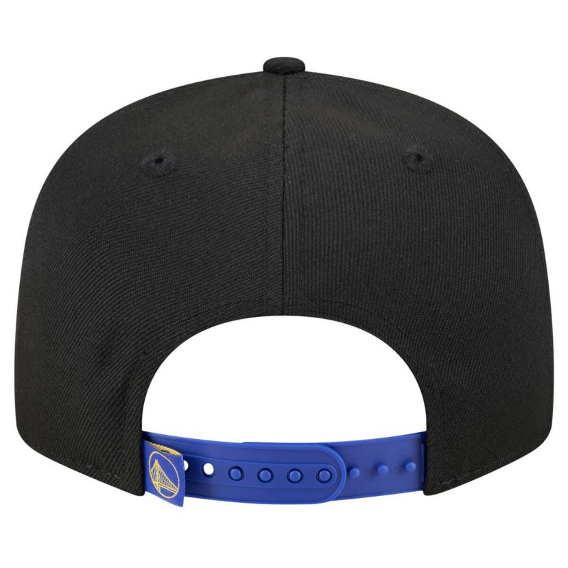 NBA Black/Royal Golden State Warriors Sport Night Splatter 2-Tone 9FIFTY Snapback Hat