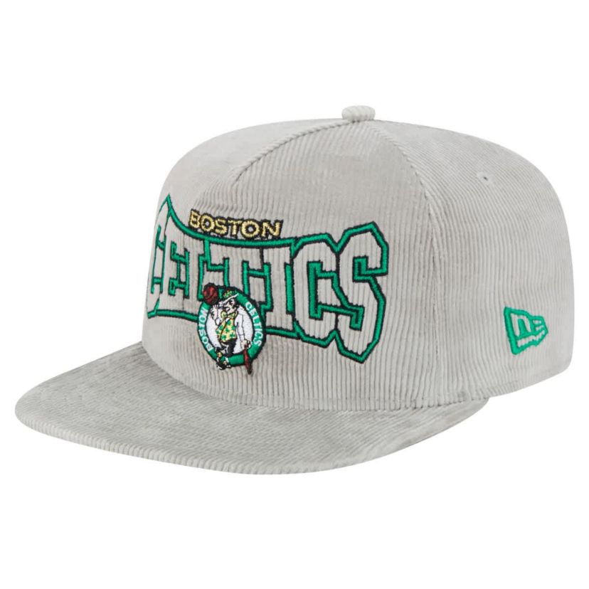 NBA Boston Celtics Throwback Corduroy Golfer Snapback Hat
