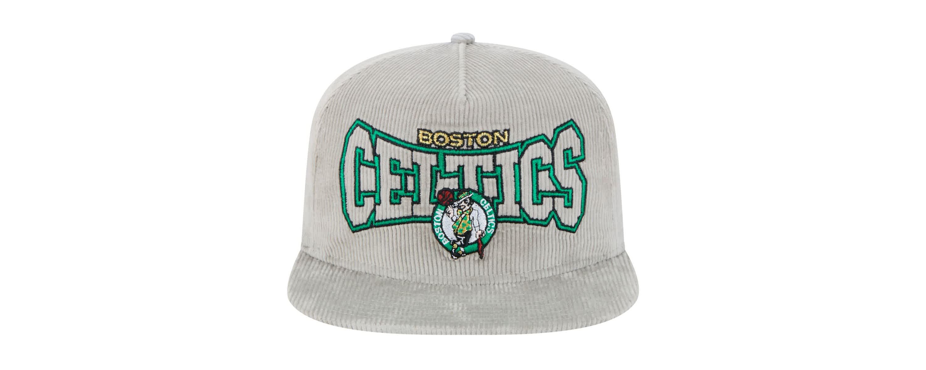 NBA Boston Celtics Throwback Corduroy Golfer Snapback Hat