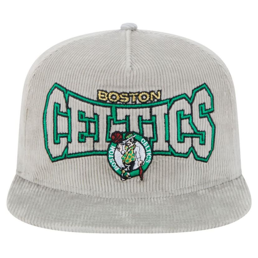 NBA Boston Celtics Throwback Corduroy Golfer Snapback Hat
