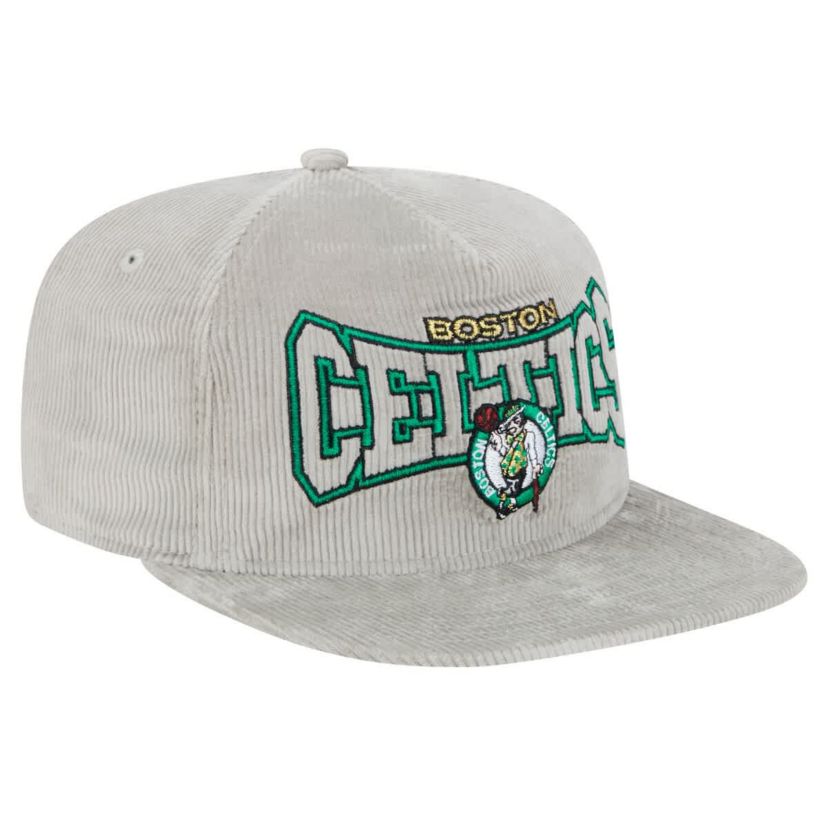 NBA Boston Celtics Throwback Corduroy Golfer Snapback Hat