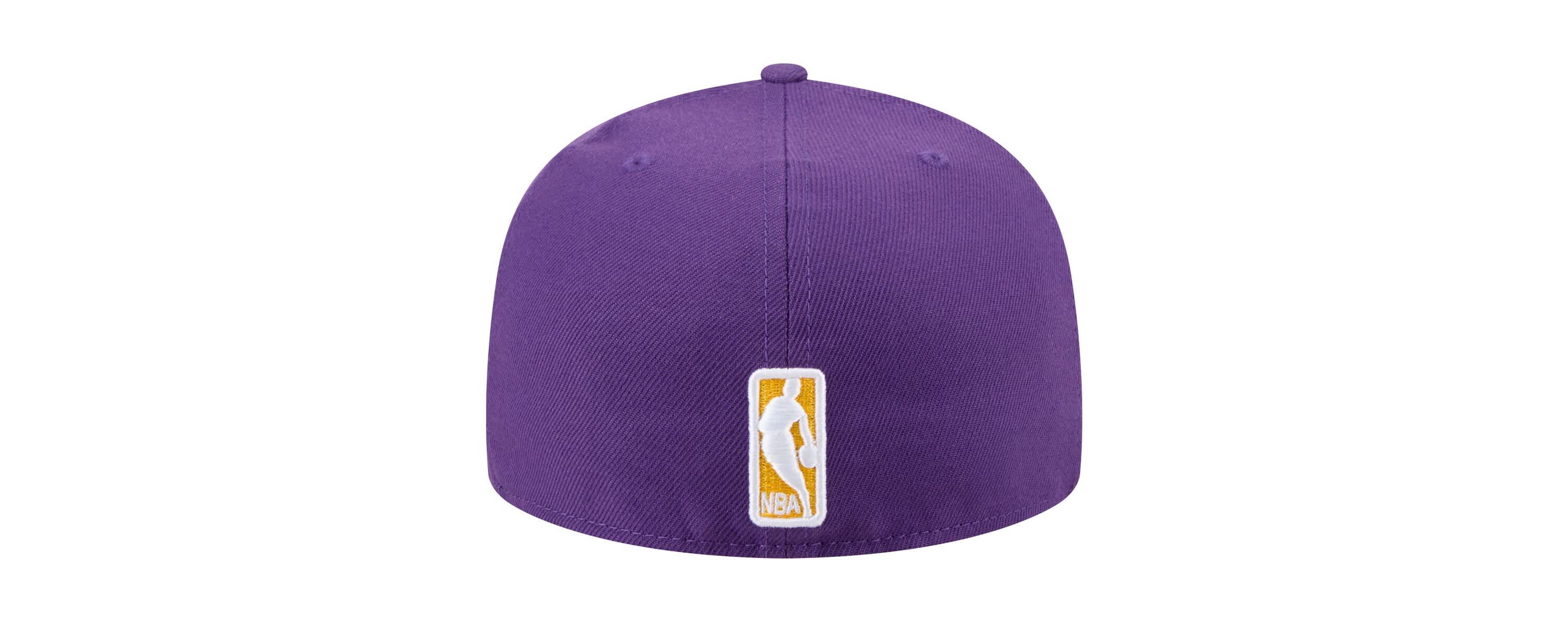 NBA Los Angeles Lakers Throwback Pennant 59FIFTY Fitted Hat