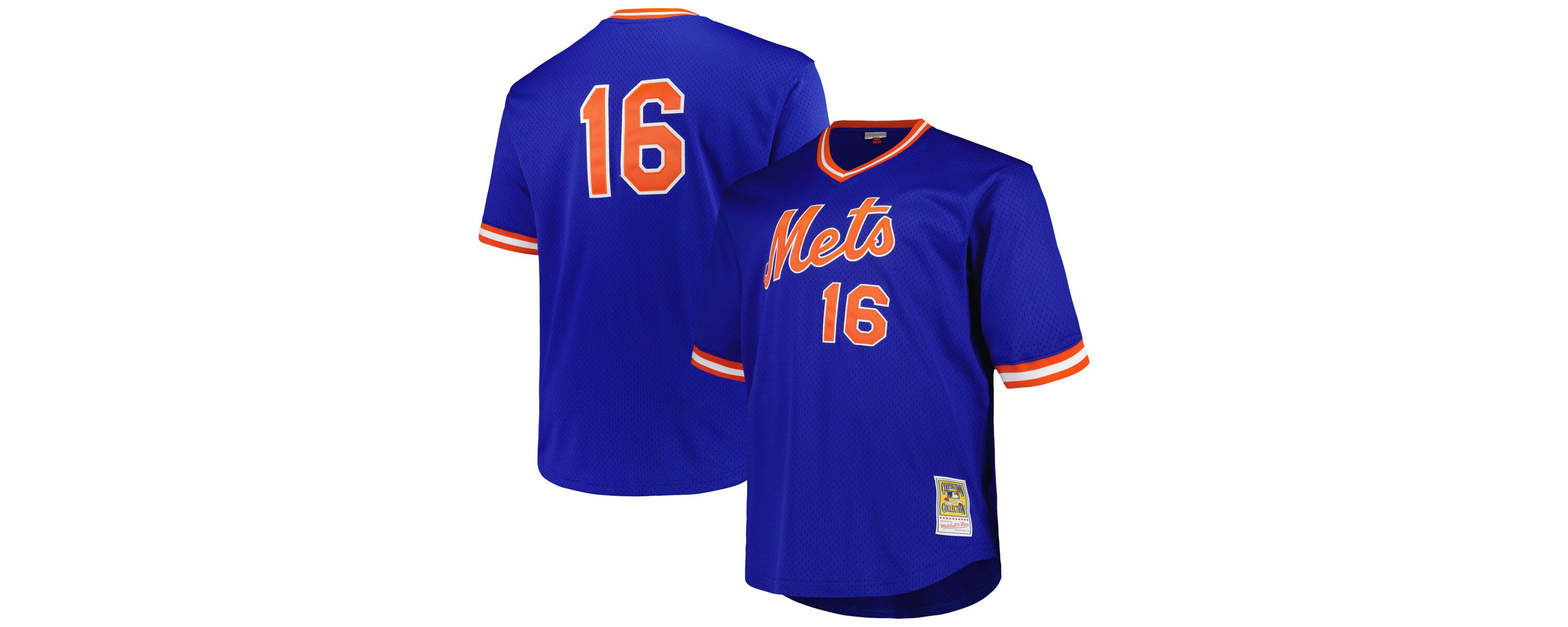 MLB Dwight Gooden New York Mets Big & Tall Cooperstown Collection Mesh Batting Practice Jersey