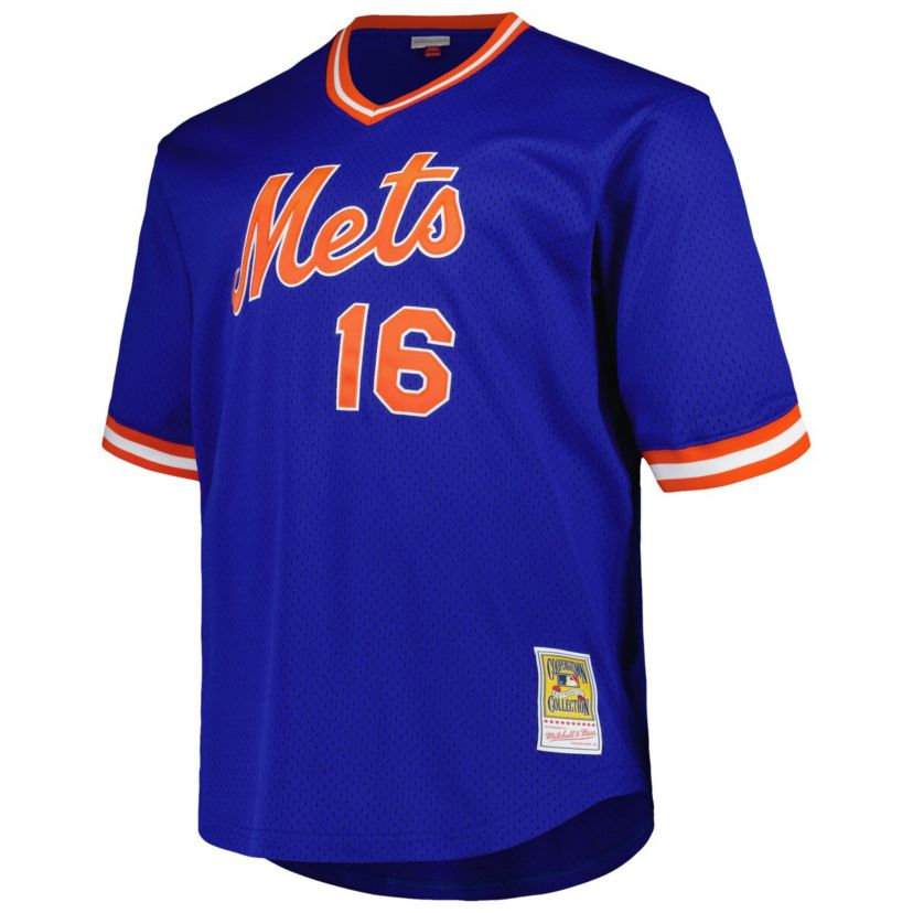 MLB Dwight Gooden New York Mets Big & Tall Cooperstown Collection Mesh Batting Practice Jersey
