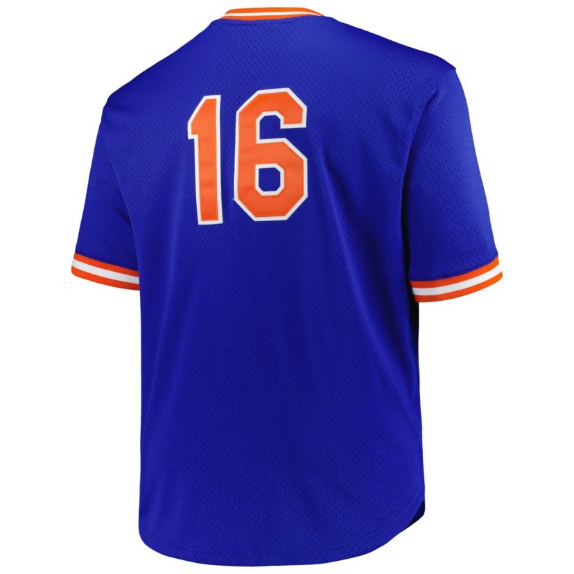 MLB Dwight Gooden New York Mets Big & Tall Cooperstown Collection Mesh Batting Practice Jersey