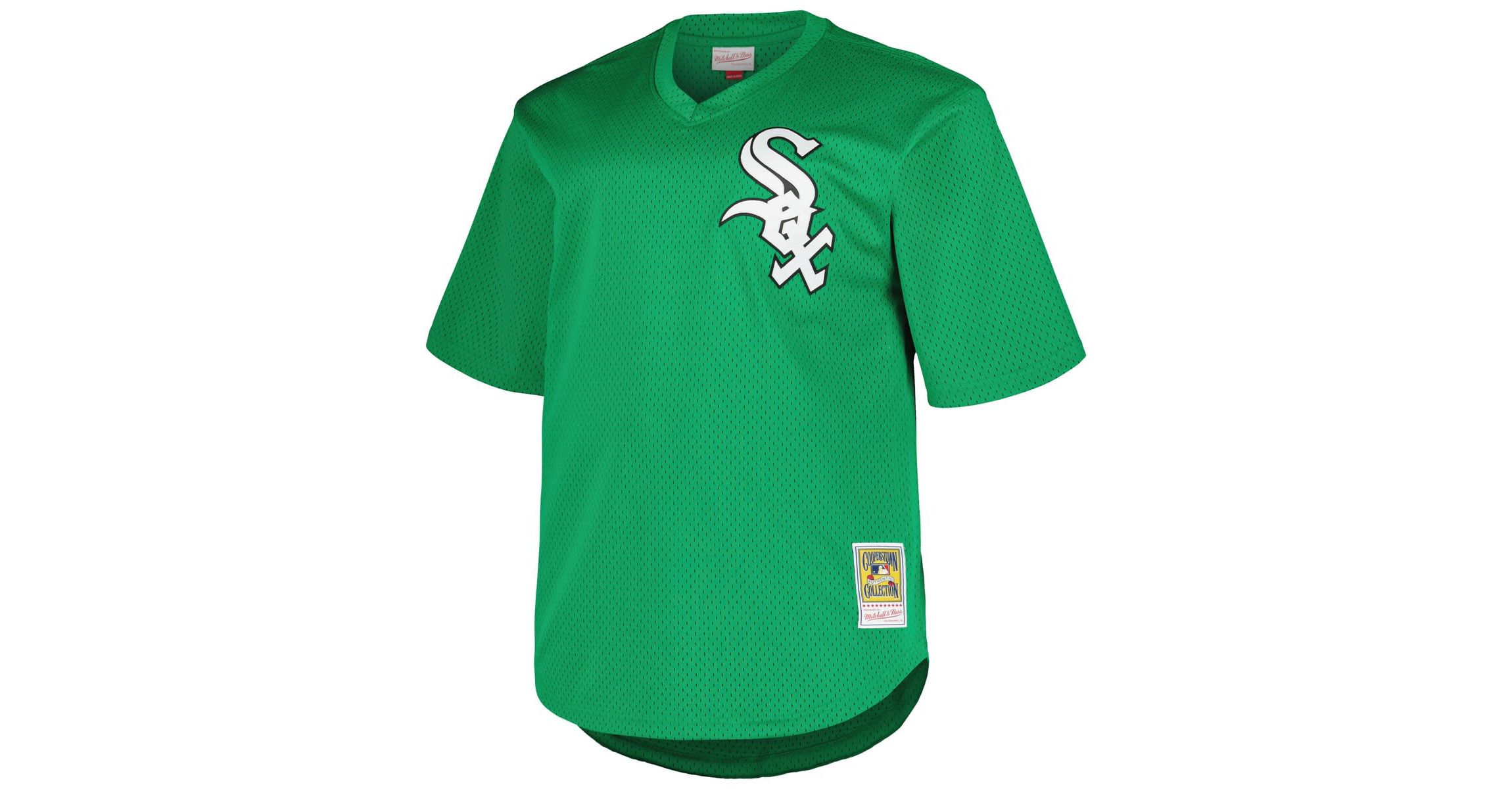 Chicago White Sox MLB Frank Thomas Kelly Chicago Sox Big & Tall Cooperstown Collection Mesh Batting Practice Jersey