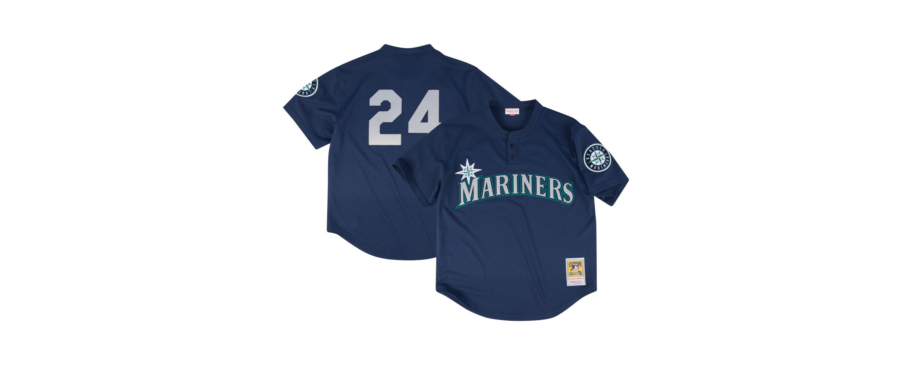 MLB Seattle Mariners Big & Tall Cooperstown Collection Mesh Batting Practice Jersey