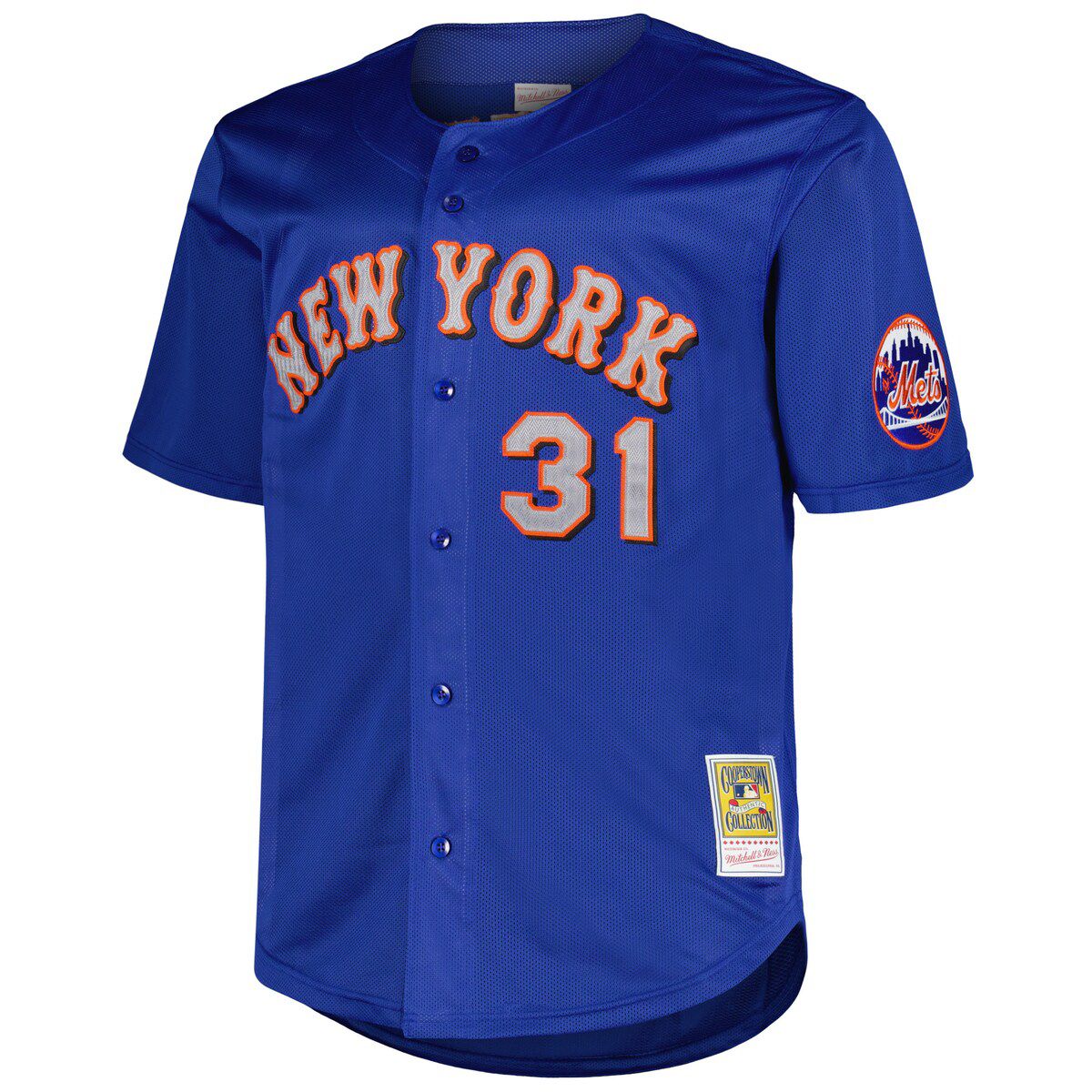 MLB Mike Piazza New York Mets Big & Tall Cooperstown Collection Mesh Batting Practice Jersey