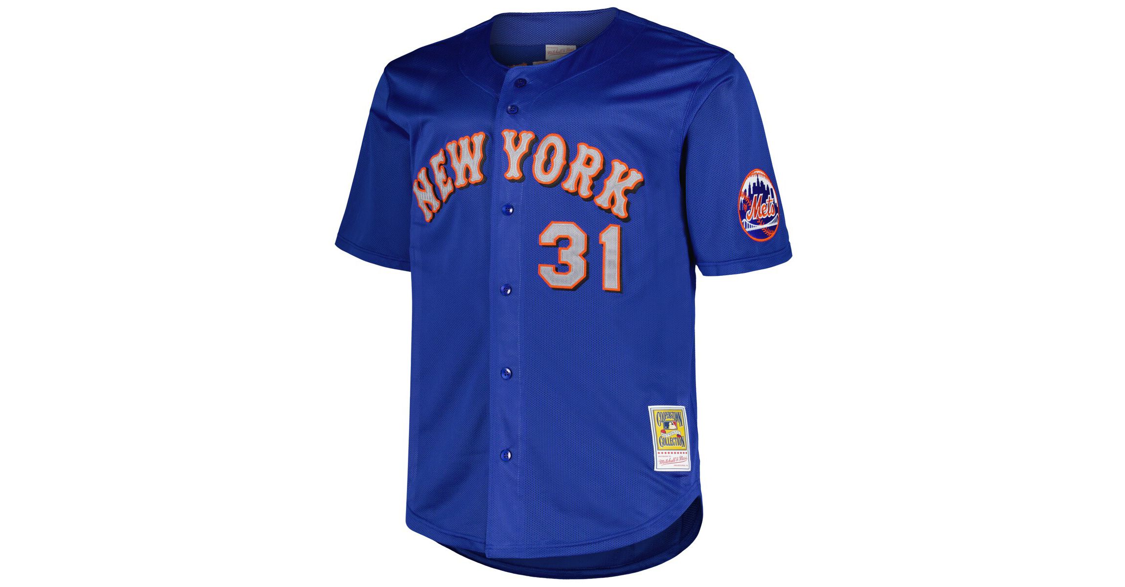 MLB Mike Piazza New York Mets Big & Tall Cooperstown Collection Mesh Batting Practice Jersey